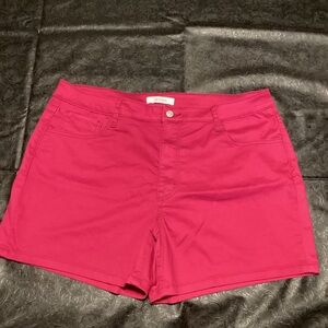 2X NWT Zenana Fuchsia Shorts
